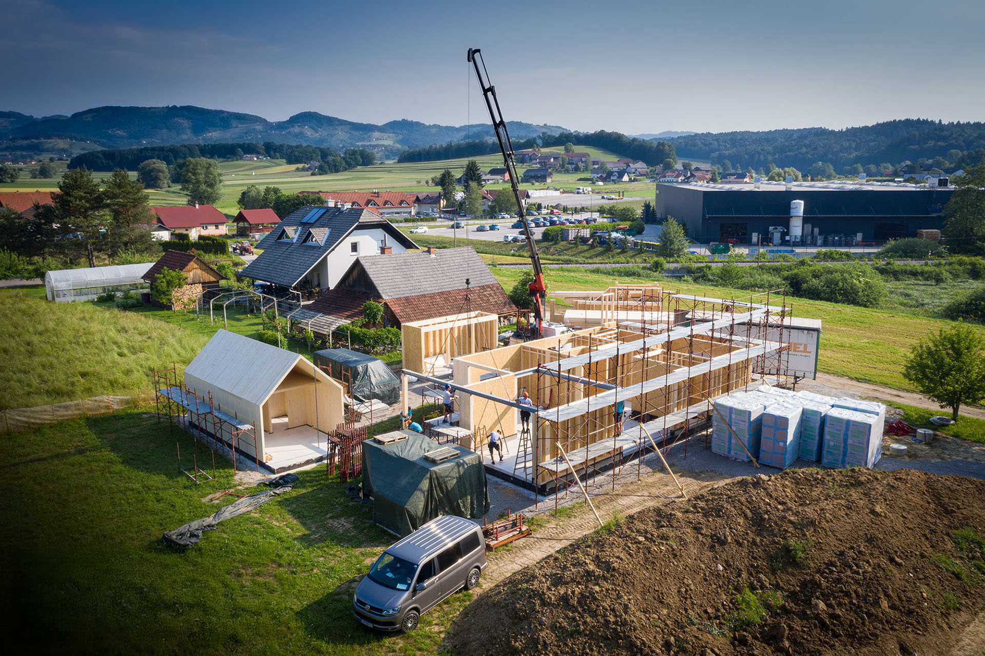 Kontima-Lesena Montažna Hiša-Šentrupert